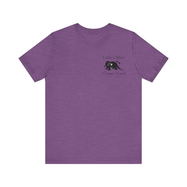 Unisex Jersey Short Sleeve Tee front AND back logo - Image 9